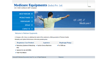 Tablet Screenshot of medicare-india.com